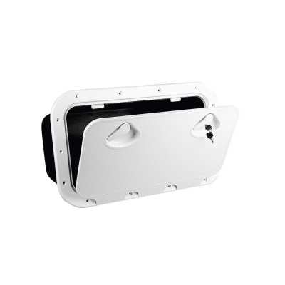 Classic rectangular hatch with box 355x602mm With lock LZ196600