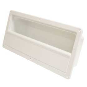 White ABS side object holder 540x244mm rigid D.120mm OS2002500