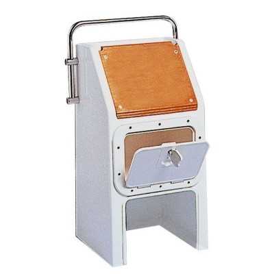 White Fibreglass Steering Console H.81cm Base 40x44cm OS4830000