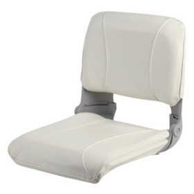 Seat with foldable backrest and pull-out padding White OS4840201