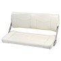 Reverso double seat with rotating backrest White OS4841003
