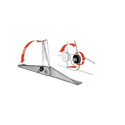 Pair of stainless steel hinges for seats OS4841804
