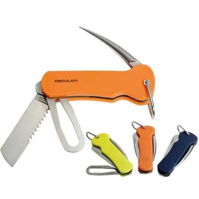 Coltello da vela Lama 65mm Manico Giallo OS1028511-40%