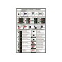 Navigation lights and light signals sticker chart 160x240mm N30112621819