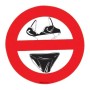 Segnale adesivo Divieto di costume D.135mm N31812621805-5%