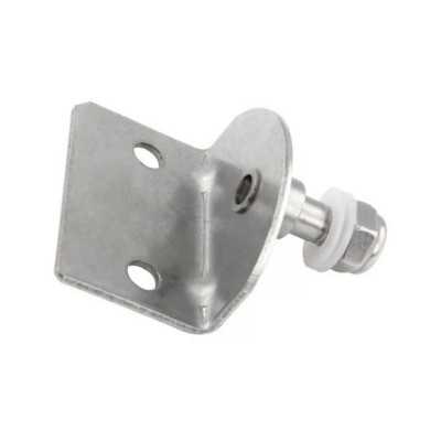 90° Stainless steel plate with threaded pin 8m OS3801301