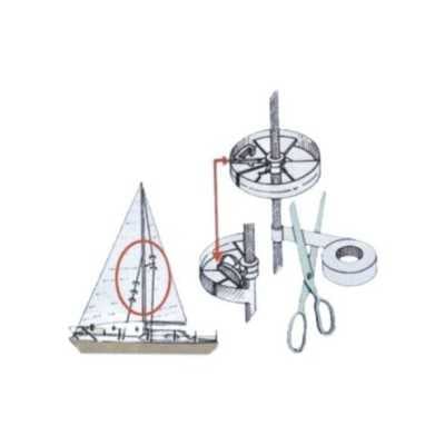 Sailguard Coppia Rotelle di protezione per vele OS5737340-18%