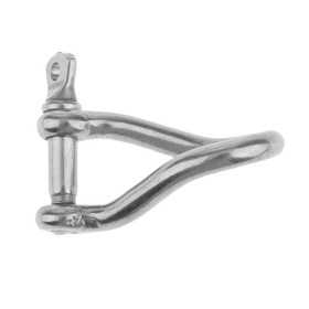 Grillo in acciaio inox ritorto con chiusura a vite Perno 5mm MT0121006-5%