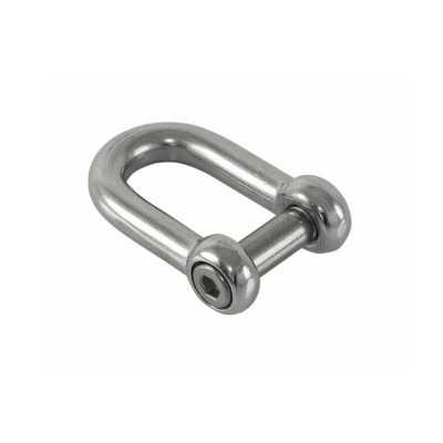Dee Shackles 5mm 6mm 8mm 10mm D Shackle Galvanised Steel Bright Zinc Plated 