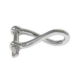 Grillo in acciaio inox ritorto con chiusura a vite Perno 6 mm N61641100472-40%