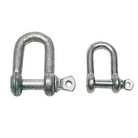 Grillo in acciaio zincato a D Perno 12mm Cf 10pz OS0832012-40%
