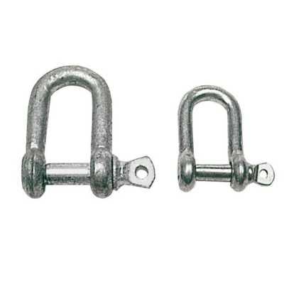 Grillo a D in acciaio zincato Perno 20mm OS0832020-40%
