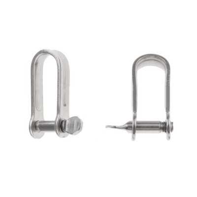 Stainless steel long strip shackle Pin Ø 8mm 10 piece pack OS0886508