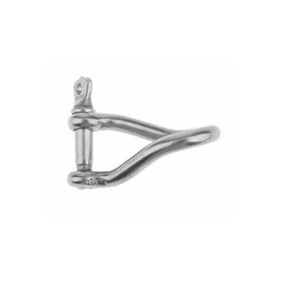 Set 10 pieces of Stainless steel twisted shackle with screw-lock - Pin 10 mm N61641100474-10