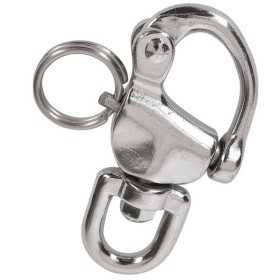 Moschettone in acciaio inox con occhio girevole tipo Jib 87mm N60641000429-5%