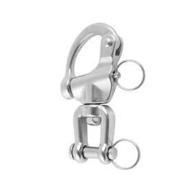 Moschettone Inox tipo Jib 138mm con occhio a forcella girevole N60641028602-40%