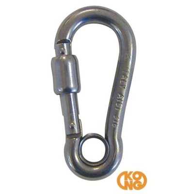 Moschettone Inox Kong Serie 561 8x80mm con ghiera Express N60641028915-20%