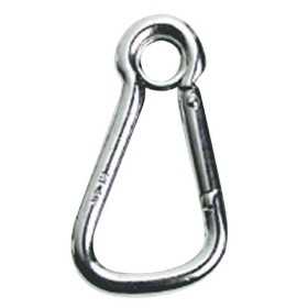 Moschettone in inox grande apertura con occhio 10mm OS0917806-40%