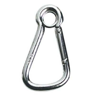 Moschettone in inox grande apertura con occhio 10mm OS0917806-40%