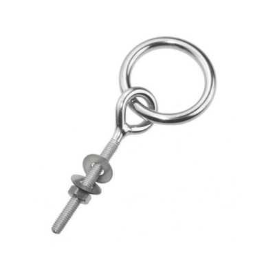 Stainless steel joint eye with ring Screw 8mm N61542102831