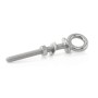 Golfare maschio a vite Inox con perno e occhio 8x100mm N61542100115-0%