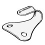 Gancetto in acciaio inox Base curva per tubo OS3729001-40%