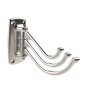 Porta abiti a 3 becchi in ottone cromato Base 73x36 mm N60043805291-18%