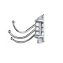 Appendiabiti a 3 ganci pieghevoli in Ottone 73x36mm Cromato MT0335305-10%