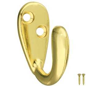 Gancio appendiabiti singolo in Ottone 15x40mm Oro MT0335601-5%