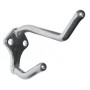 Polished stainless steel Coat hanger Base 40x26mm OS3803131