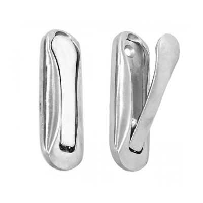 Appendiabito a scomparsa in ottone cromato 75x25mm OS3810401-0%