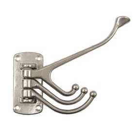 Appendiabito a 4 ganci in ottone cromato Piastra 81x39mm OS3820501-18%