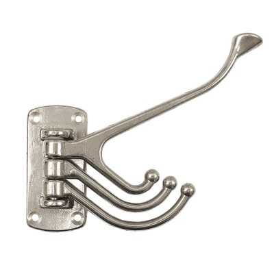 Coat hanger with 4 swivelling hooks Plate 81x39mm OS3820501