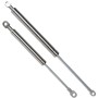 Molla a gas in acciaio inox Aperto 600mm Corsa 255mm Reazione 40kg OS3800919-40%