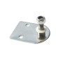Stainless steel plate with threaded pin 8mm OS3801300