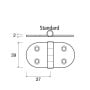 Cerniera a biscotto in inox Perno Superiore 39x37x2mm MT0450039-5%