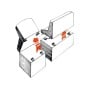 Coppia Cerniera con fermo sfilabile a molla 70x64x2.5mm N60242200585-18%