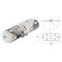 Cerniera inox a ribalta per piani tavolo e gavoni 84x30x2mm N60242240202-40%