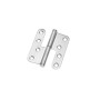 Left pair stainless steel hinge 107x84mm Thickness 3mm N60242240266