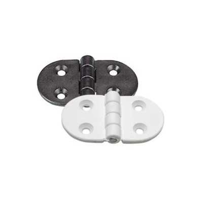 Plastic hinge 40x70 mm White colour N60242240500B