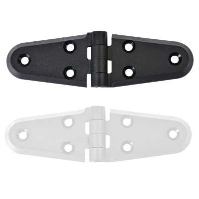 Plastic hinge 40x110 mm White colour N60242240505B