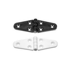 Plastic hinge 40x146 mm White colour N60242240506B