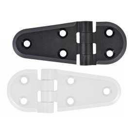 Plastic hinge 40x90 mm White colour N60242240507B