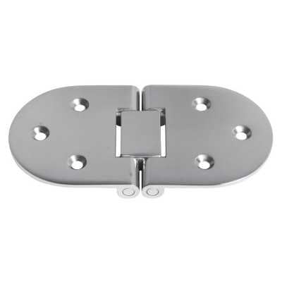Cerniera Inox Ovale Microfusa con fori 80x30x3mm per portelli OS3829001-18%