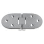 Cerniera Inox Ovale Microfusa con fori 100x40x4mm per portelli OS3829002-18%