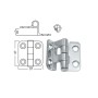 Cerniera inox a sbalzo 37x37mm Spessore 2mm OS3844159-40%