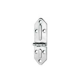 Cerniera zancata in acciaio inox Chromelux 127x40mm Spessore 2,5mm OS3844400-40%