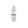 Cerniera zancata in acciaio inox Chromelux 127x40mm Spessore 2,5mm OS3844400-40%