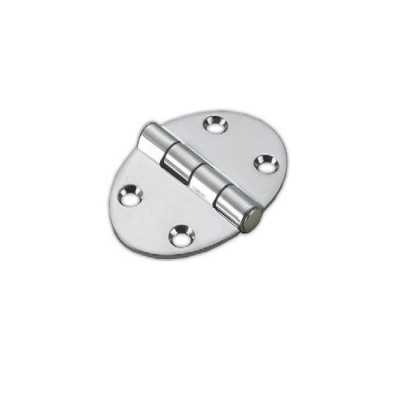 Cerniera ovale inox 56x78x2mm Semi-incasso Fissaggio a viti 270° OS3845003-0%