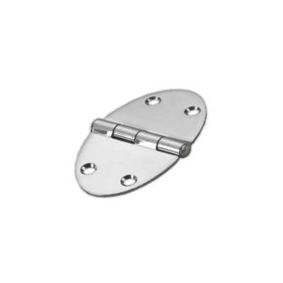 Cerniera ovale inox 78x56x3mm Semi-incasso Fissaggio a viti 270° OS3845053-0%